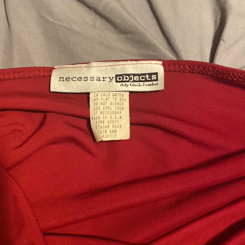Red blouse - Picture 3 of 4